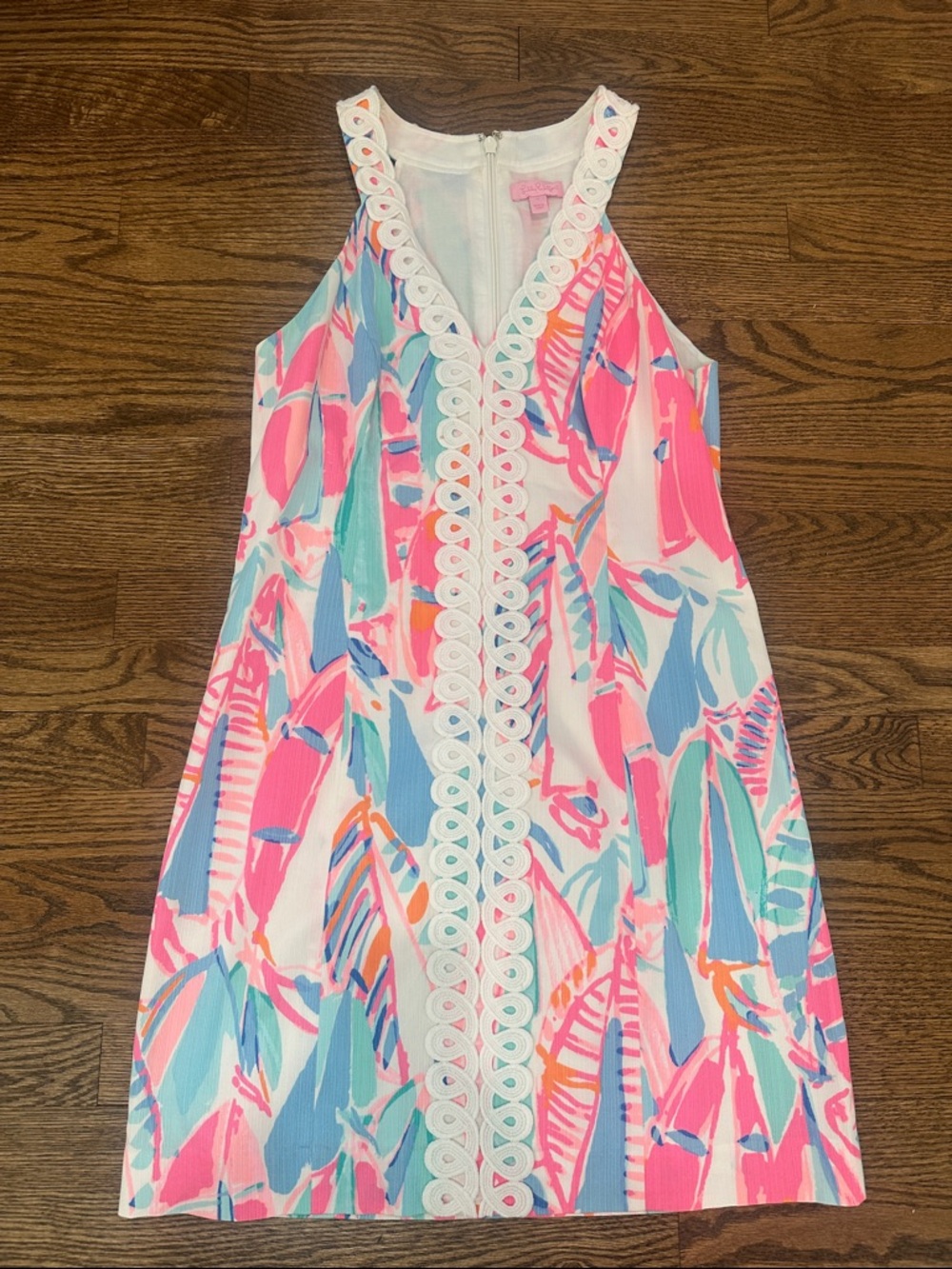 Lilly Pulitzer Pink Tag with White Trim
